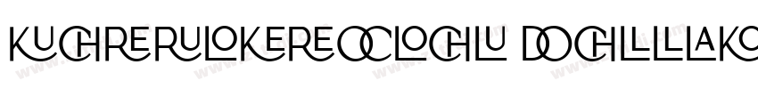 HarumeRoman Calligra字体转换
